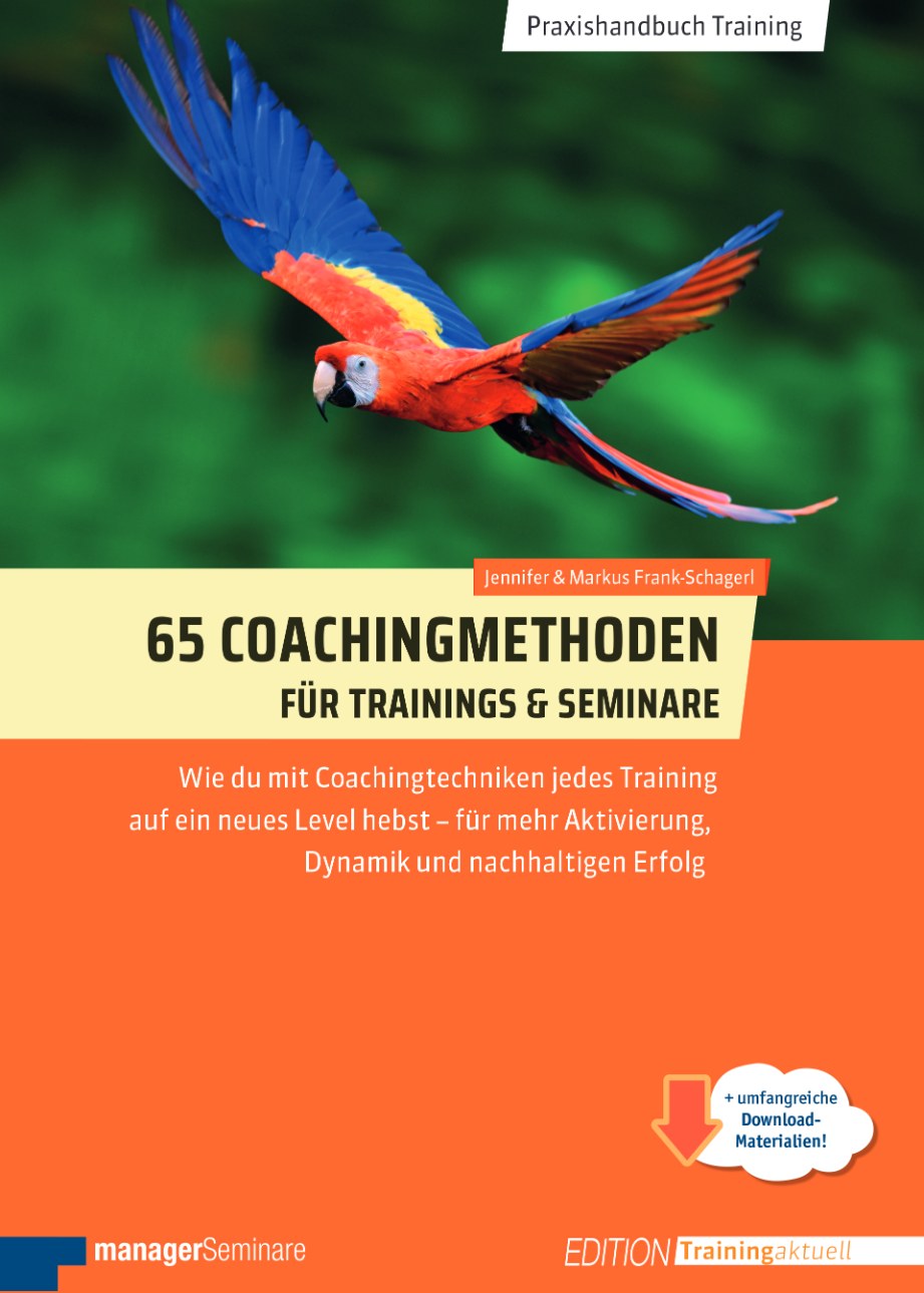 Buchcover: 65 Coachingmethoden für Trainings und Seminare