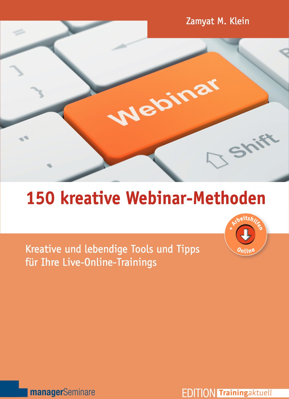 Buchcover: 150 kreative Webinar-Methoden