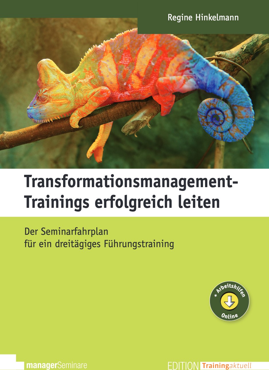 Buchcover: Transformationsmanagement-Trainings erfolgreich leiten