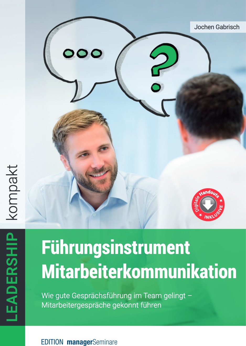 Buchcover: Führungsinstrument Mitarbeiterkommunikation
