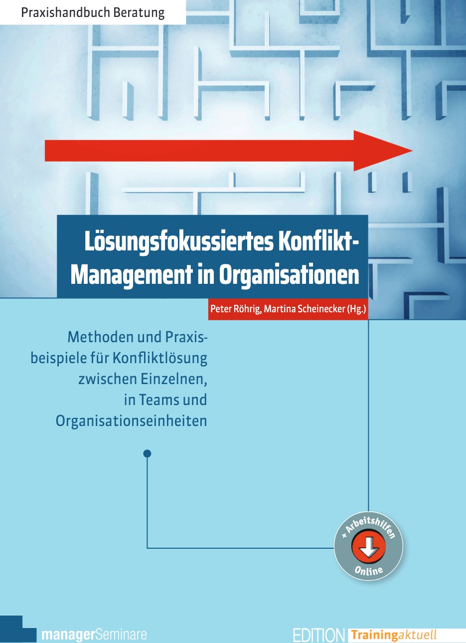 Buchcover: Lösungsfokussiertes Konflikt-Management in Organisationen