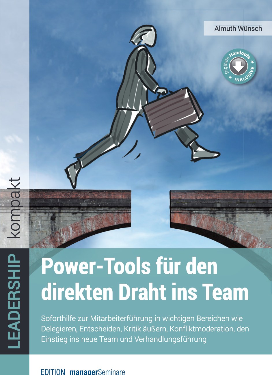 Buchcover: Power-Tools für den direkten Draht ins Team