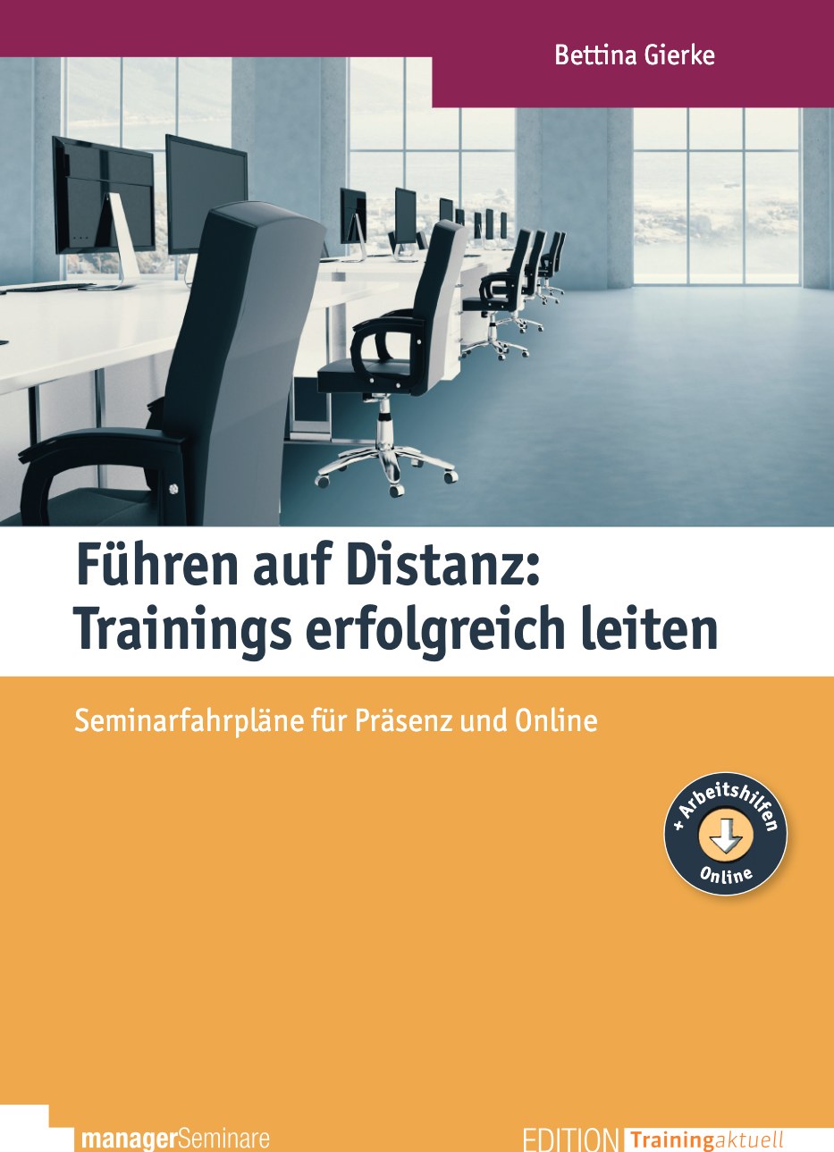 Buchcover: Führen auf Distanz: Trainings erfolgreich leiten