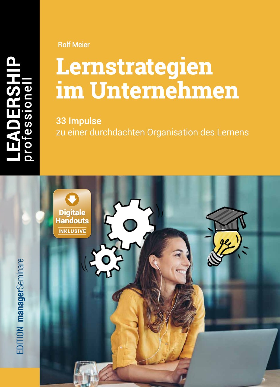 Buchcover: Lernstrategien im Unternehmen