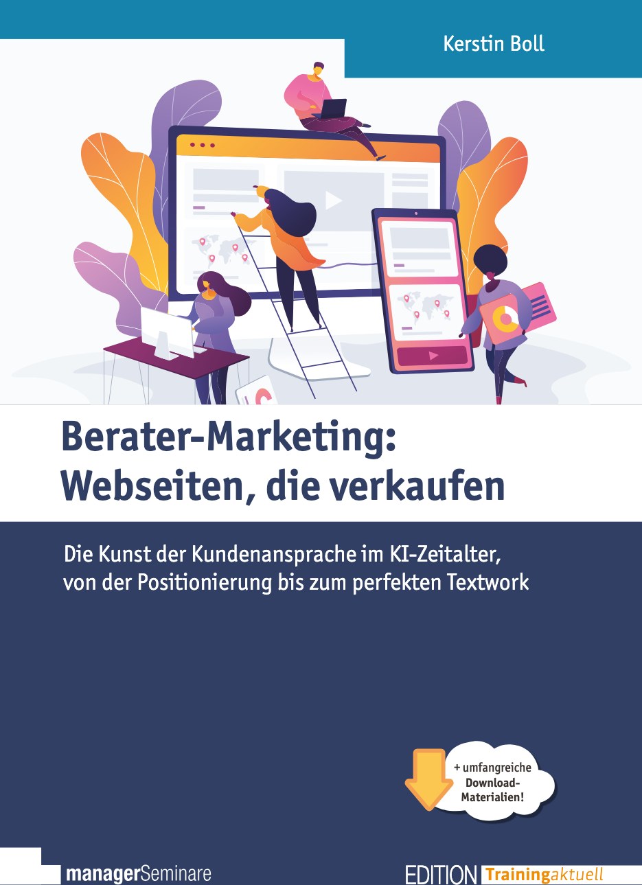 Buchcover: Berater-Marketing: Webseiten, die verkaufen