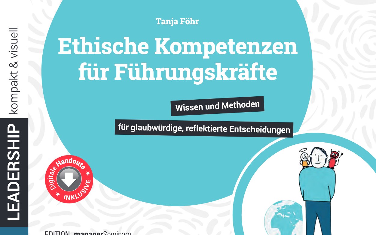 Buchcover: Ethische Kompetenzen für Führungskräfte