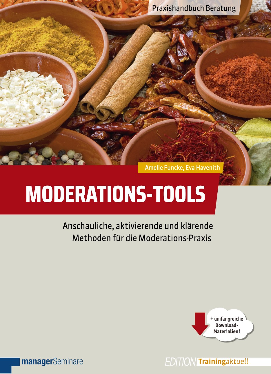Buchcover: Moderations-Tools – Neuauflage in Farbe